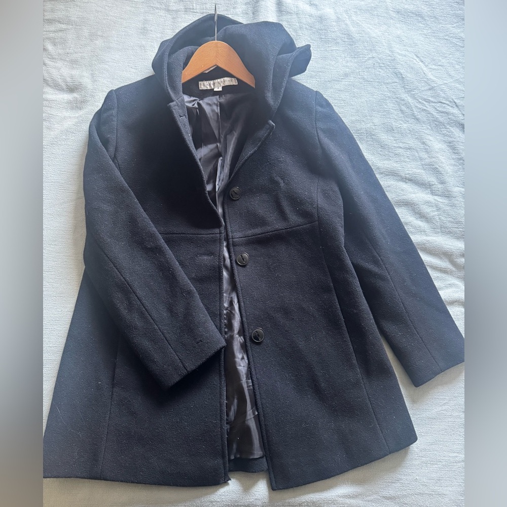 Larry Levine Classic Black Outerwear